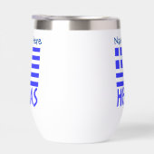 Hellas en Griekse vlag Blauw Personalisatie (Rechts)