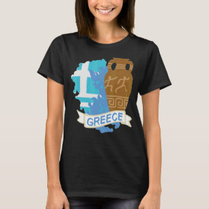 Hellas Griekenland souvenir voor mannen vrouwen T-shirt