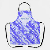 Hellas Griekse vlag betegelde blauwe personalisati Schort (Voorkant)