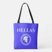Hellas Spartaan  Tote Bag (Achterkant)