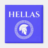 Hellas Spartan Magneet (Voorkant)