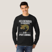 Hellbender Salamander Is My Spirit Animal T-shirt (Voorkant volledig)