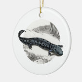 Hellbender Salamander Keramisch Ornament (Links)