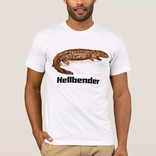 Hellbender t-shirt (Voorkant)