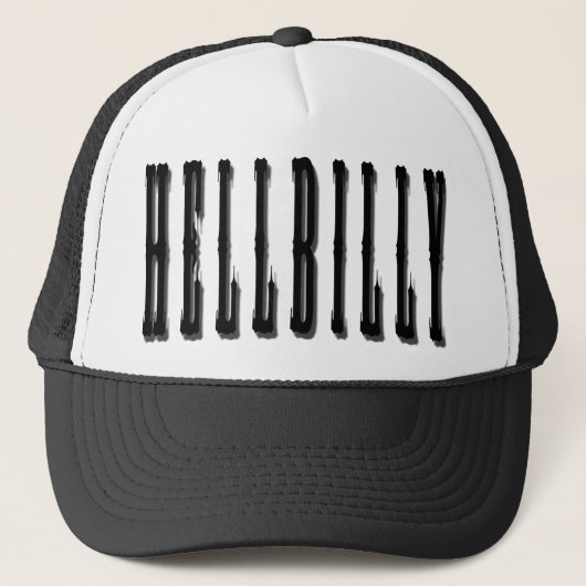 HellbillyEmporium "Hellbilly3" Custom Trucker Pet (Voorkant)
