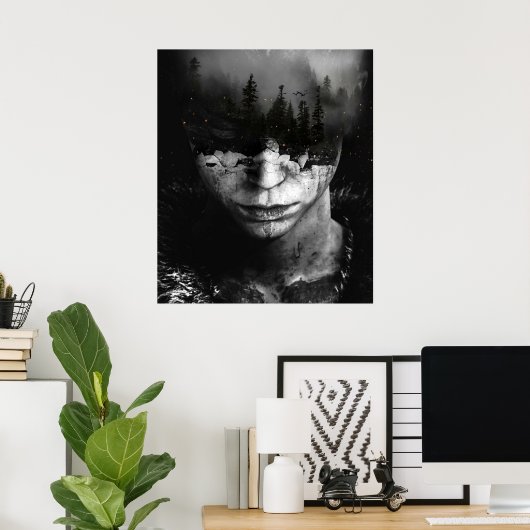 Hellblade Senuas Offe Poster (Thuiskantoor)