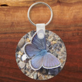 Hellblauer Schmetterling Sleutelhanger (Voorkant)