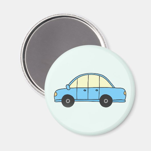 Hellblaues Auto Magneet (Voorkant / Achterkant)