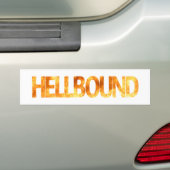 Hellbound Bumpersticker (Op auto)