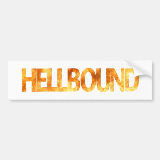 Hellbound Bumpersticker (Voorkant)