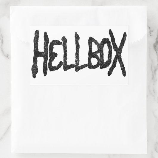 Hellbox-Sticker Rechthoekige Sticker (Tas)
