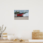 Hellcat Burnout Poster (Keuken)