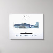 Hellcat VF-10 USS Enterprise Canvas Afdruk (Voorkant)