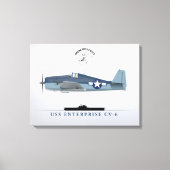 Hellcat VF-10 USS Enterprise Canvas Afdruk (Voorkant)