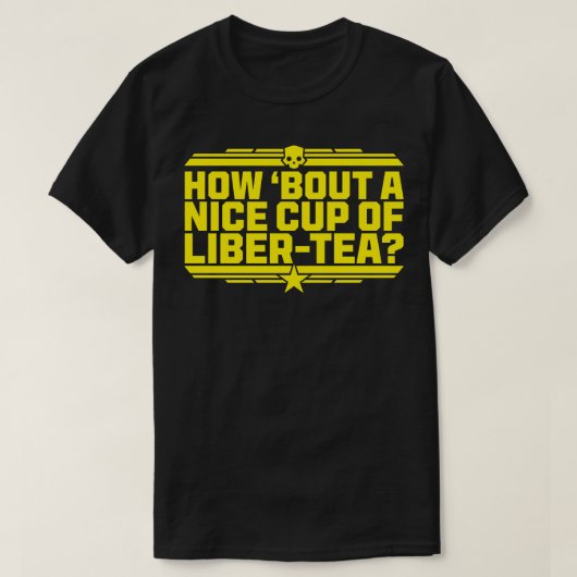Helldivers 2 Libertea T-shirt (Design voorkant)