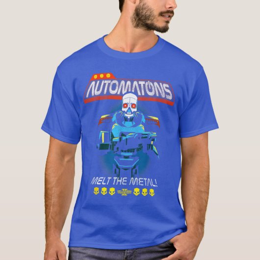 Helldivers 2 Sony PlayStation Video Game Automaton T-shirt (Voorkant)