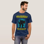 Helldivers 2 Sony Playstation Video Game Say Hello T-shirt (Voorkant volledig)