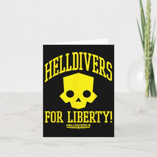Helldivers 2 Sony PlayStation-videogame voor Liber Kaart (Voorkant)