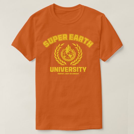 Helldivers 2 Super Earth University T-shirt (Design voorkant)