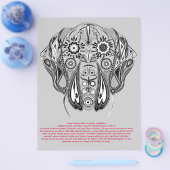 helle sjablonen flyer (Enkel)