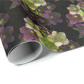 Hellebore Bloesems Botanisch Cadeaupapier (Rol Hoek)