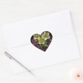 Hellebore Bloesems Botanische Hartsticker Hart Sticker (Envelop)