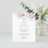 Hellebore Blue Dusty Roos Weddenschappen Reception (Staand voorkant)