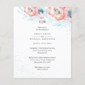 Hellebore Blue Dusty Roos Weddenschappen Reception (Voorkant)