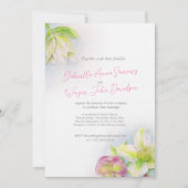 Hellebore waterverf kunst lente bruiloft foto kaart (Voorkant)