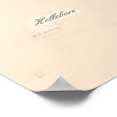 Hellebores en anjers poster (Hoek)