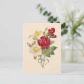 Hellebores en anjers van Pierre-Joseph Redouté Briefkaart (Staand voorkant)