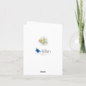 Helleborus bloem condoleances sympathiekaart kaart (Achterkant)