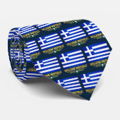 Helleense Republiek (Griekenland) Stropdas (Opgerold)