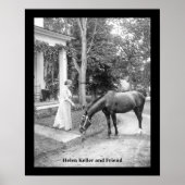 Hellen Keller VINTAGE POSTER PRINT (Voorkant)