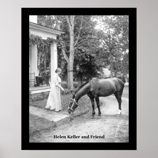 Hellen Keller VINTAGE POSTER PRINT (Voorkant)