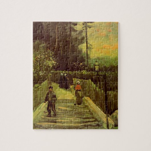 Hellend pad in Montmartre van Vincent van Gogh Legpuzzel (Verticaal)