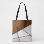 Hellende driehoek met schaduw, moderne klassieke s tote bag (Voorkant)
