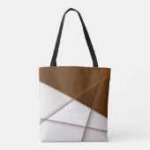 Hellende driehoek met schaduw, moderne klassieke s tote bag (Achterkant)