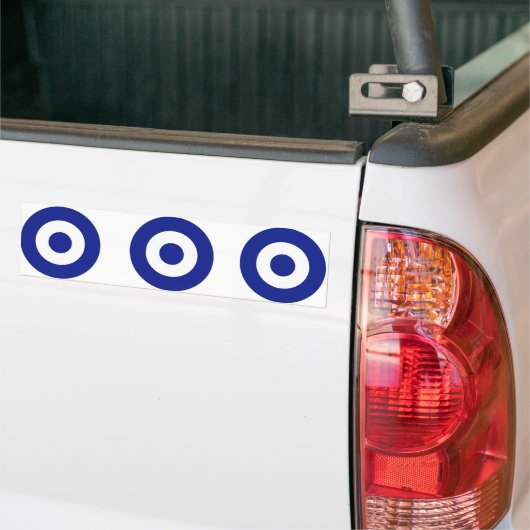 Hellenic Air Force Roundel, Griekenland Bumpersticker (Op Truck)