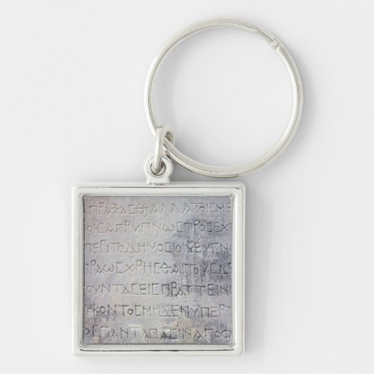 Hellenistische epigraalsteen, gevonden in Ephesus Sleutelhanger (Voorkant)