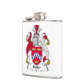Heller Family Crest Heupfles (Links)