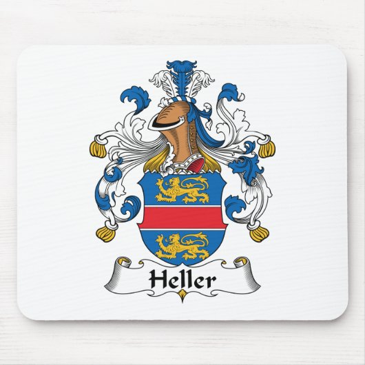 Heller Family Crest Muismat (Voorkant)