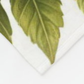 Heller Puppy met vlinders en bloemen Fleece Deken (Hoek)