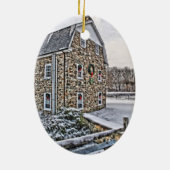 Hellertown dubbelzijdige versiering keramisch ornament (Achterkant)