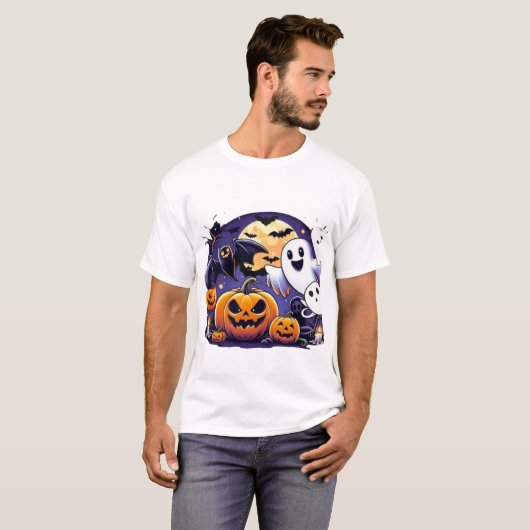 Hellewen Day Design Ghost T-shirt (Voorkant volledig)