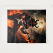 Hellfire Band Bass Wandkleed (Voorkant (horizontaal))