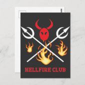 Hellfire Club Sign Briefkaart (Voorkant / Achterkant)