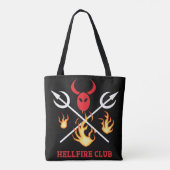 Hellfire Club Sign Canvas tas (Achterkant)