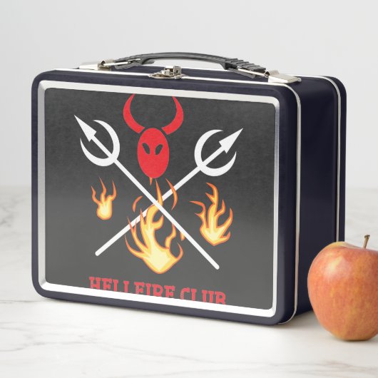 Hellfire Club Sign Lunch Box (In situ)