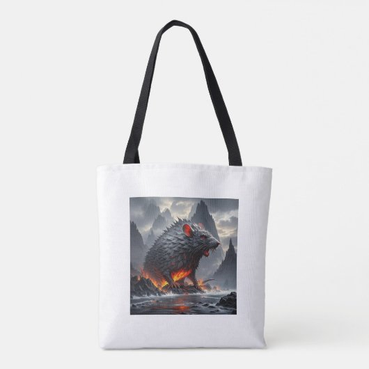 Hellfire Knaagdier Canvas tas (Achterkant)